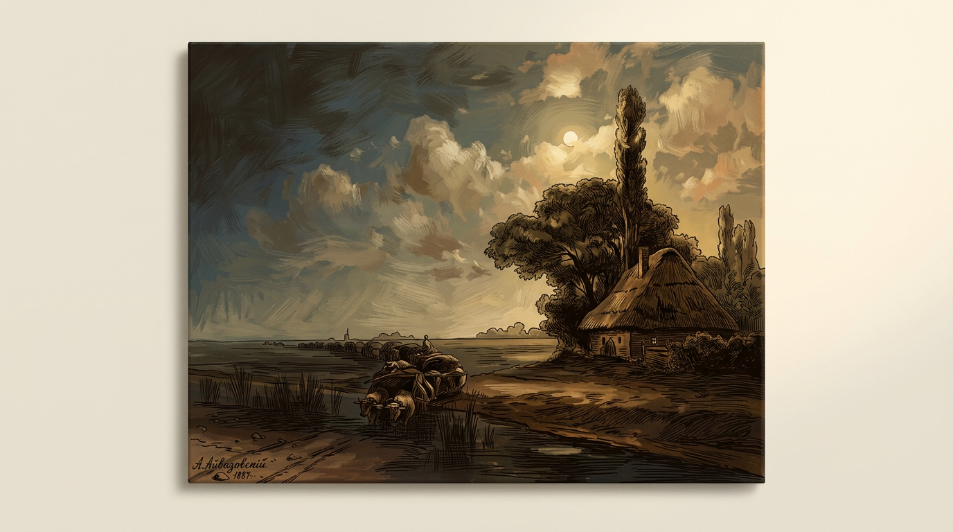 Pricing Culture Studio illustration for Bonhams' British Impressionist sale