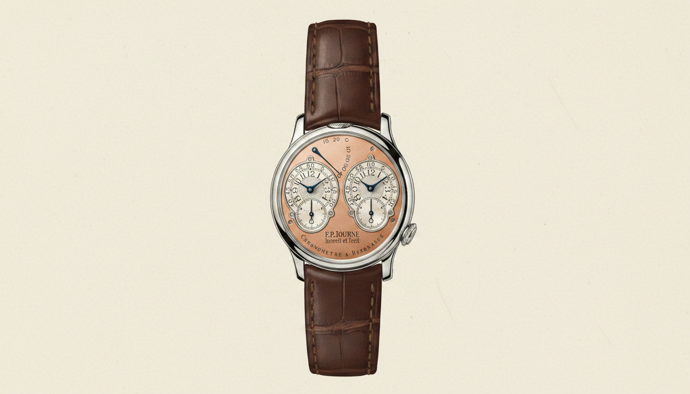 A photograph-derived Pricing Culture Studio treatment of the early F.P. Journe Chronomètre à Résonance