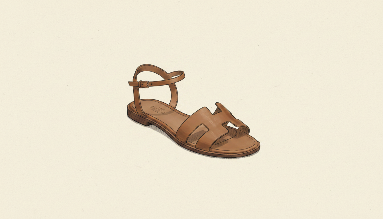 Pricing Culture Studio illustration for Hermes footwear coverage